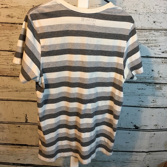 hurley striped t shirt
